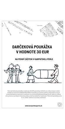 Darčeková poukážka 30 EUR 